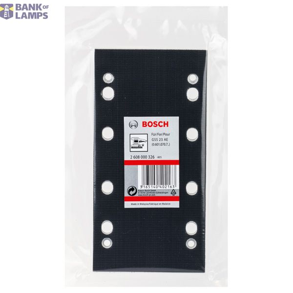 Sanding plate 185 x 93 mm image 2