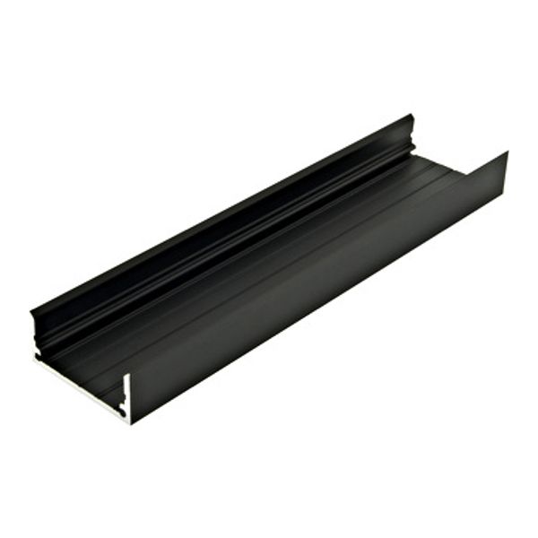 Aluminium profile CLF L-2000mm W-35mm H-15mm black image 1