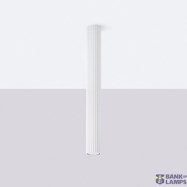 CEILING TUBE SPOT 60CM WHITE CARBON FOR DINING ROOM REPLACEABLE GU10 image 9