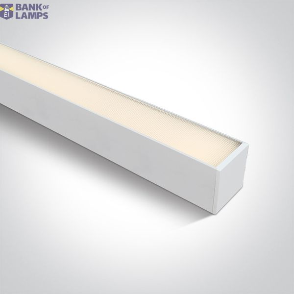 38160A/W/V WHITE DIFFUSER UGR19 40W CCTV PV 230V image 1