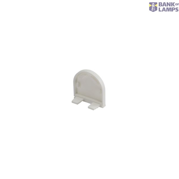 GLENOS Endcap for Profile 2609, DOME, white image 2