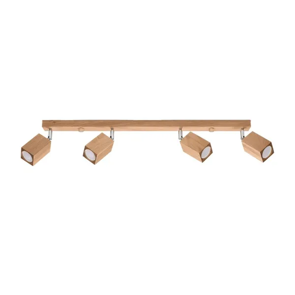 KEKE CEILING LAMP 4 OAK GU10 4X40W IP20 image 1