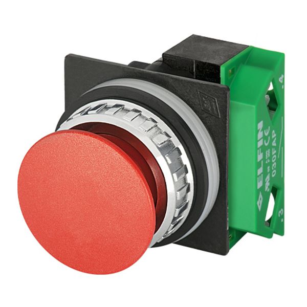 Mushroom push-button Ø 35, momentary, red, N.O. image 1