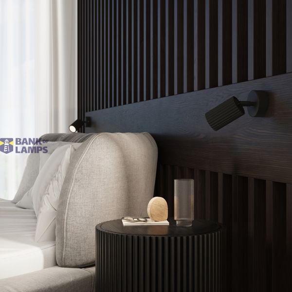 CEILING LAMP FROM THE KARBON SERIES, THREE MOVABLE BLACK SPOTLIGHTS FOR DINING ROOM image 6