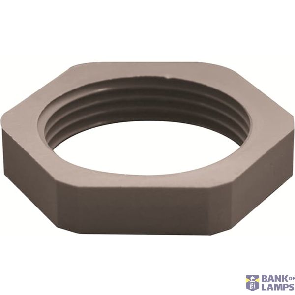 Locknut Polyamide 6 with 25 Percent Glass Fibre PG16 RAL 7035 image 1