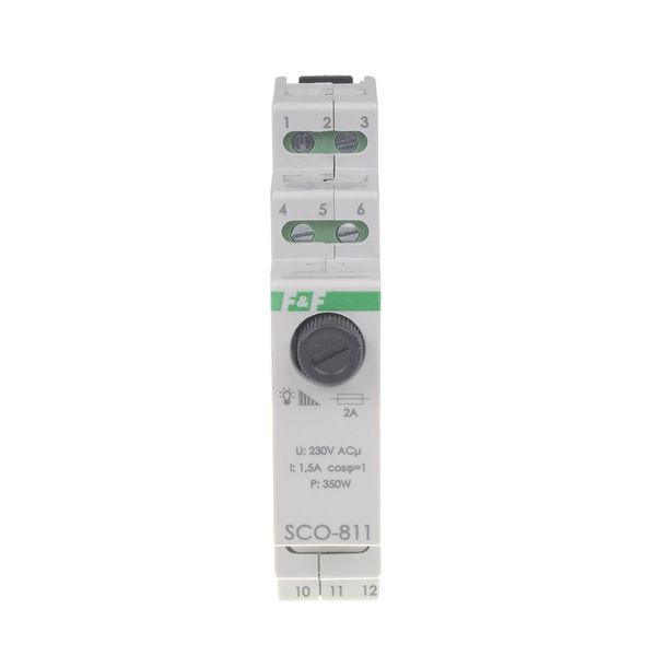 SCO-811 lighting dimmer, DIN rail mounting, 230V AC 350W power supply image 36