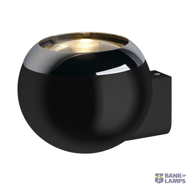 LIGHT EYE BALL Wall luminaire, black/chrome, QPAR111, max. 75W image 1