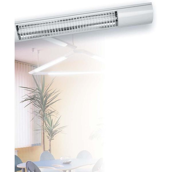 MO 258 E pendant light 2x58W white, el. ballast image 1