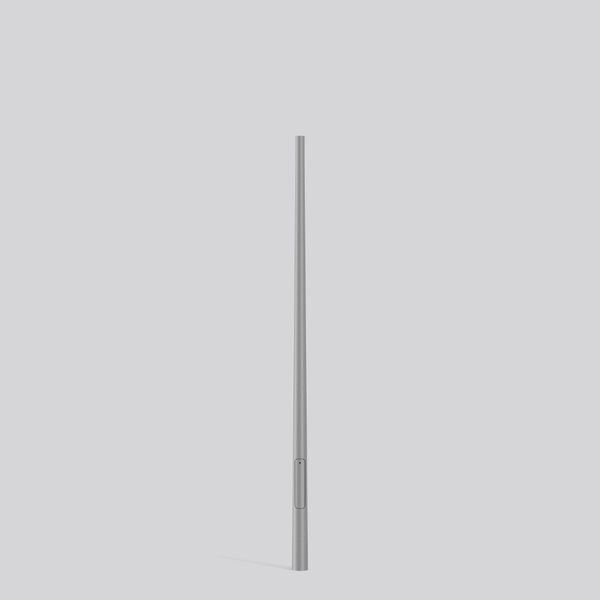 Steel pole D 134 H 3500 d 76 colour: silver image 1