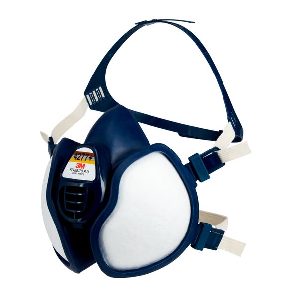 3M™ Maintenance Free Reusable Respirator Half Mask, FFABE1P3 R D Filte image 5