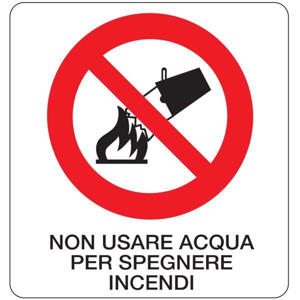 Rectangular prohibition signs - 330 x 350 mm image 1