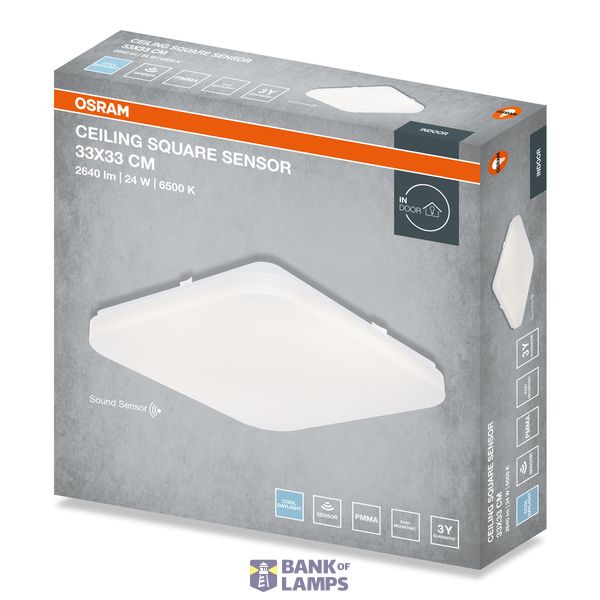 CEILING SQUARE SEN 24W 865 IP20 OSRAM image 2