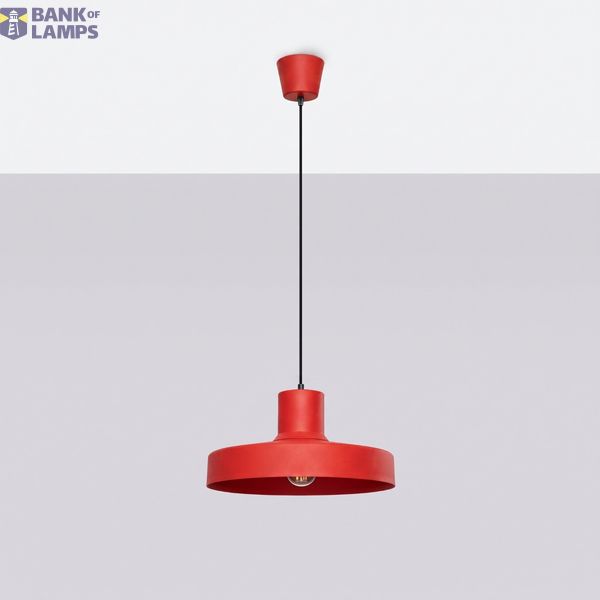 Pendant lamp BILO red image 4