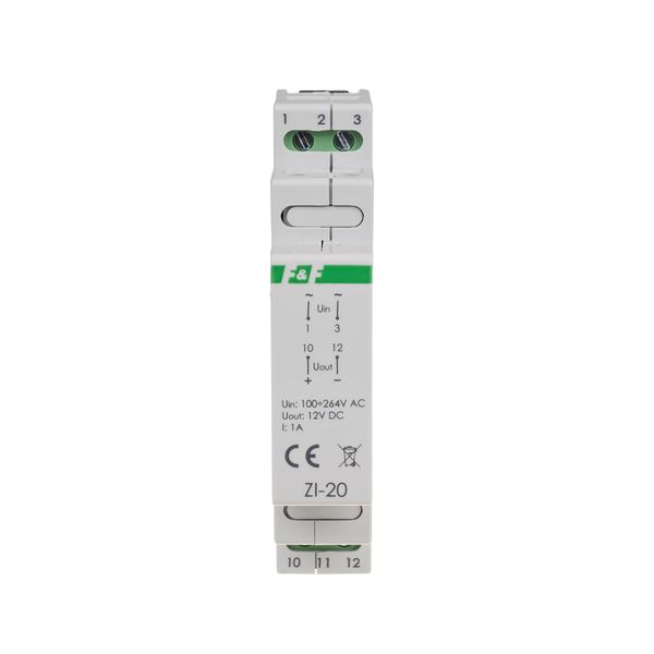 ZI-20 switching power supply 12V DC 1.0A image 2