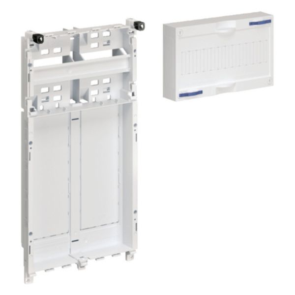 Meter support plate for eHZ, universZ, height 450mm, with space for additional applications image 1