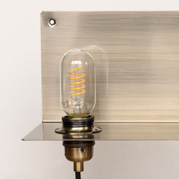 Wall Ledge Metal E27 Bronze Antique image 4