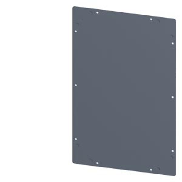 SIVACON, roof, closed, IP55, W: 400 mm, D: 600 mm, zinc-plated image 1