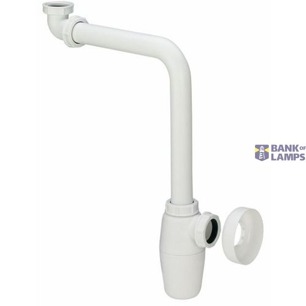 Bottle trap for disabled sink 11/4"x32, white image 1