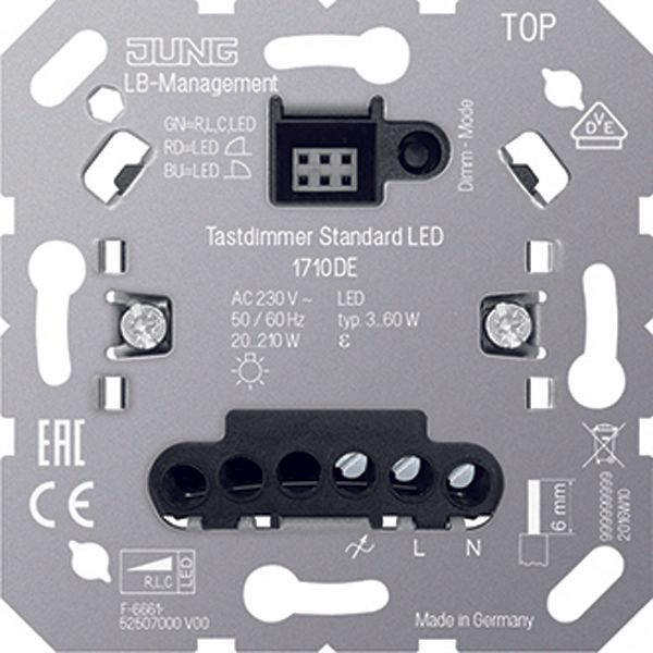 Standard touch dimmer insert LED 1710DE image 2