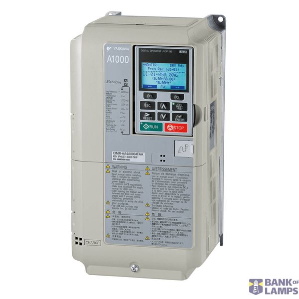 A1000 inverter: 3~ 400 V, HD: 45 kW 91 A, ND: 55 kW 103 A, max. output AA030476E image 1
