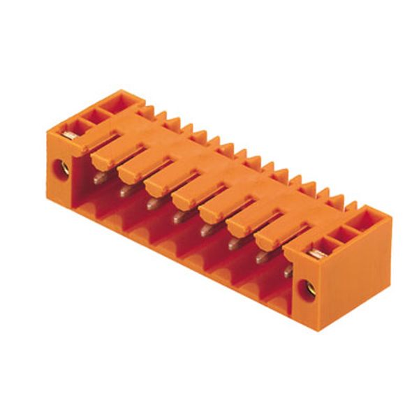 PCB plug-in connector, male header, Flange, THT solder connection, 3.50 mm, Number of poles: 3, 90°, Solder pin length (l): 4.5 mm, tinned, black, Box image 6
