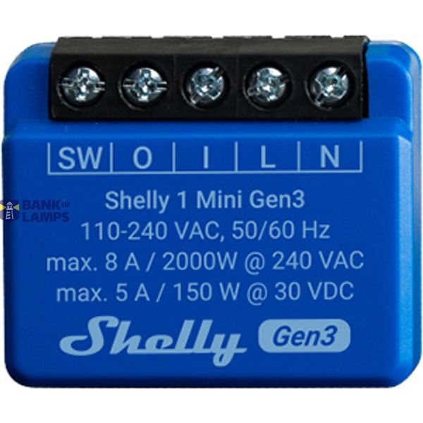 Shelly 1 Mini Gen3 x2 image 1