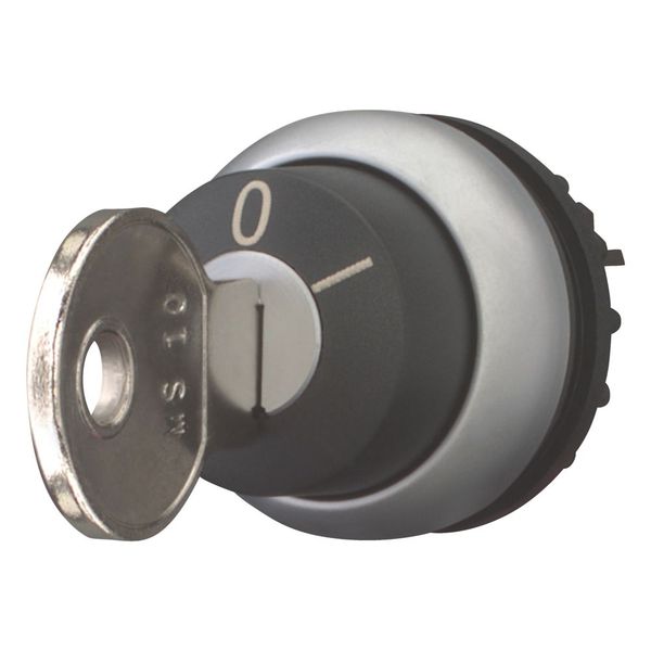 M22-WRS-MS10-A1 Key-operated actuator, maintained, 2 positions, MS10, Key withdrawable: 0, Bezel: titanium image 5