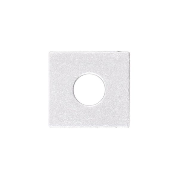 End cap for PW with hole, white, 1pc image 1