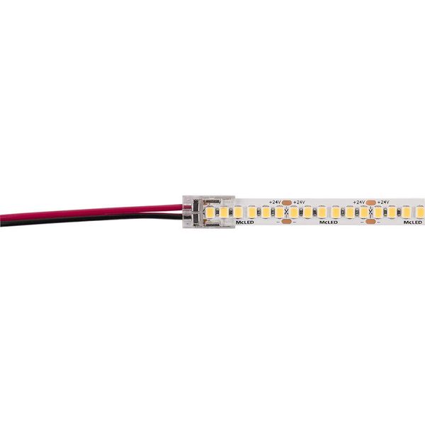 Single Color LED Strip Connector 8mm 2 Pin 2 Meter Length 20AWG image 1