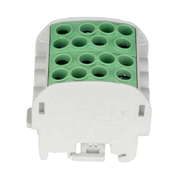 CU-Main branch terminal, 35mmý, 4 Inputs 4 outputs PE image 2