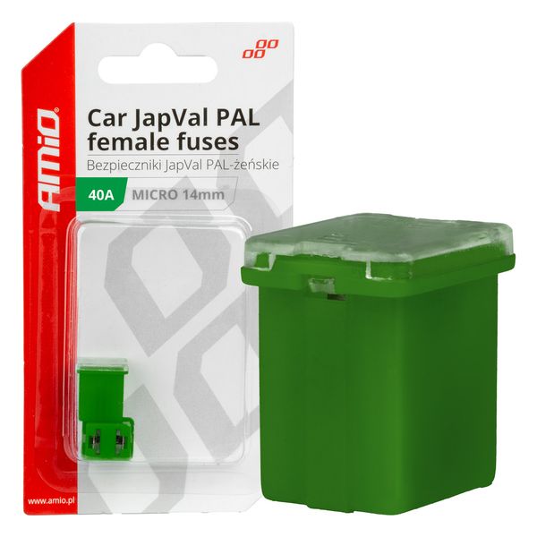 Car JapVal PAL Female fuses 40A AMIO-03454 image 1