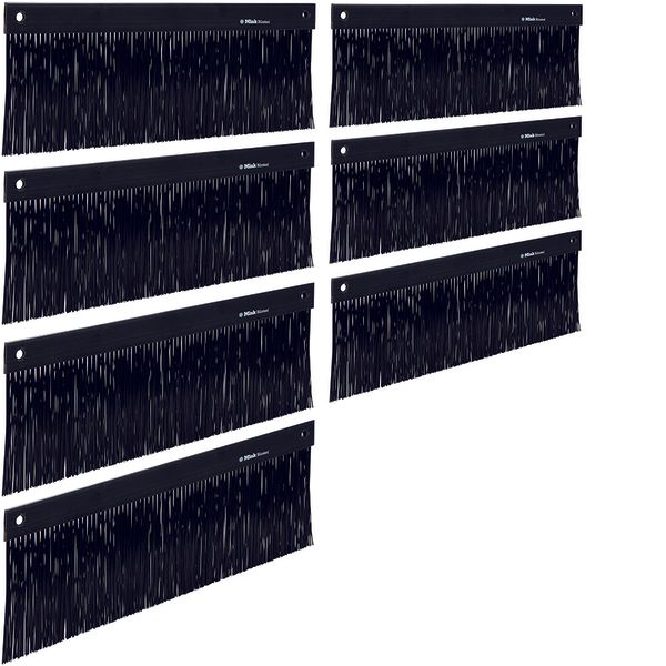 Floor plate with brush 850x400mm (WxD) image 1