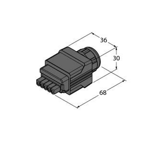 Field-Wireable Connector Push-Pull Power Connectors According to AIDA   AIDA-POWER-CC image 2