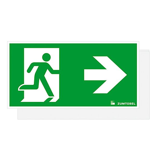 CROSSIGN 160 SP1-E002-R - Escape sign image 1