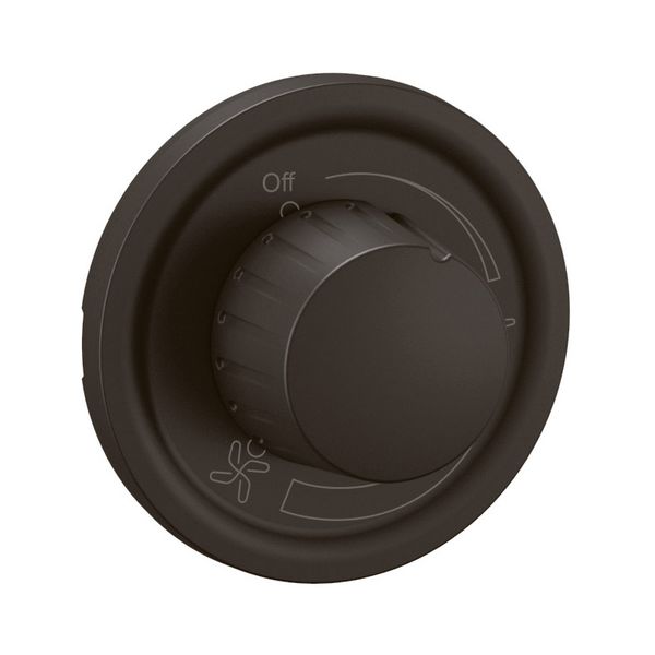 VENTILATION DIMMER ROCKER BLACK image 1