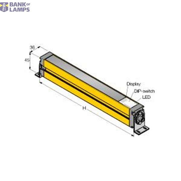 Safety Light Curtain Receiver   SLSR30-150Q8 image 2