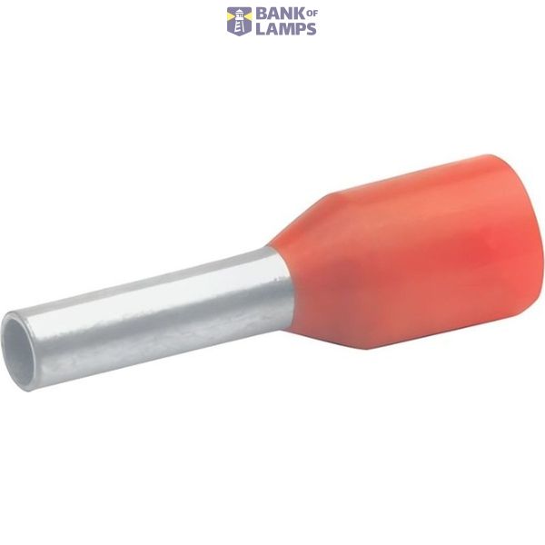 Cable insulated end sleeve 1mm²/10mm, red, KLAUKE image 1