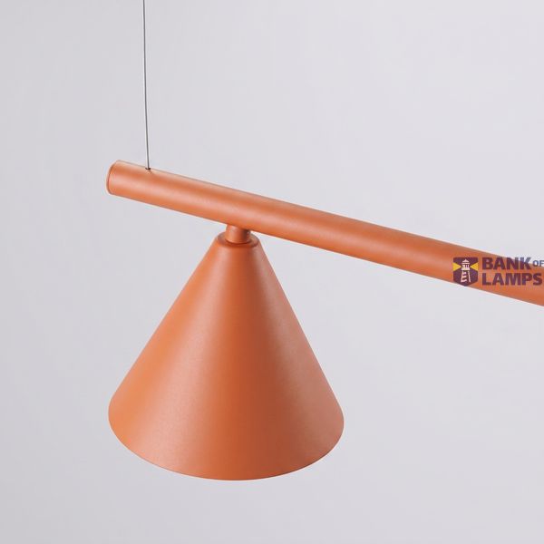 Chandelier NOX 4L red ochre image 7