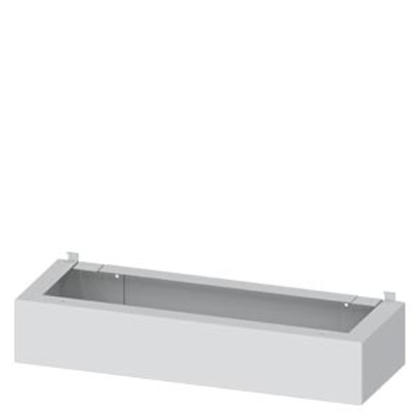 ALPHA, base, H: 100 mm, W: 550 mm, D: 210 mm, RAL 7035 image 2