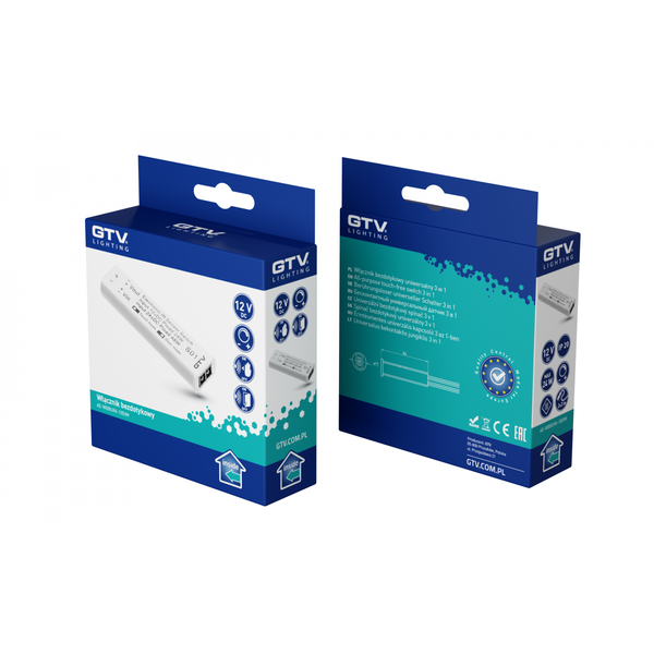 Touch switch 3in1, max. 24-48 W, DC12-24V, white image 3