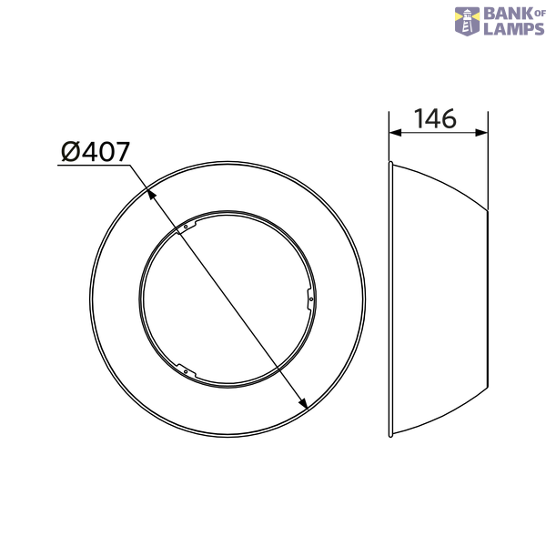 LEDHighbay-E2 Reflector-Rd407 image 3