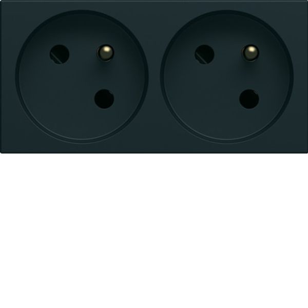 Dble socket trunk gallery 2P+E 16A night image 1
