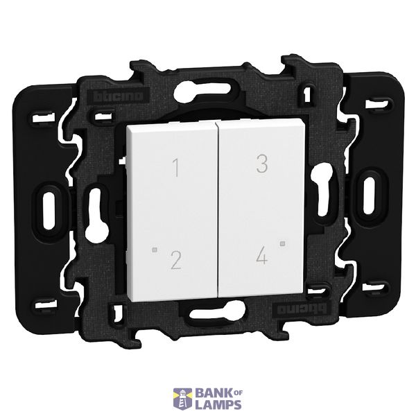 Light Now - 4 scenes wireless switch white image 1