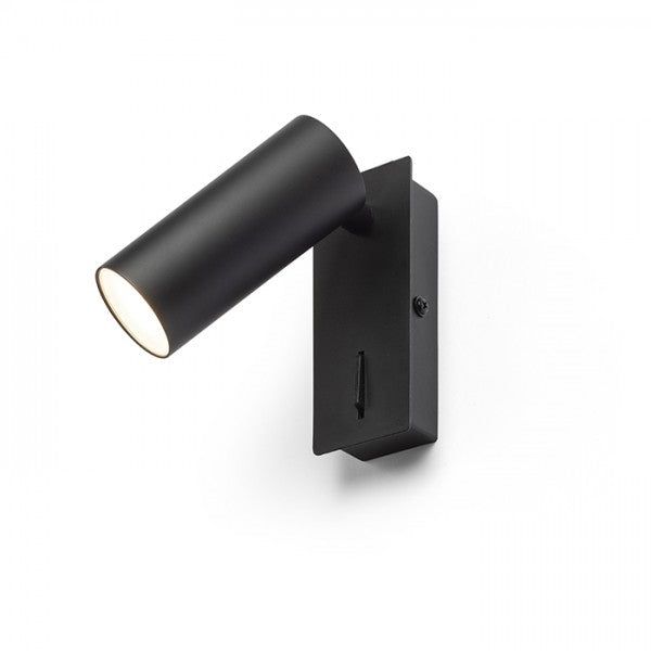 TAPIO I SQ wall black 230V LED 4.5W 3000K image 1
