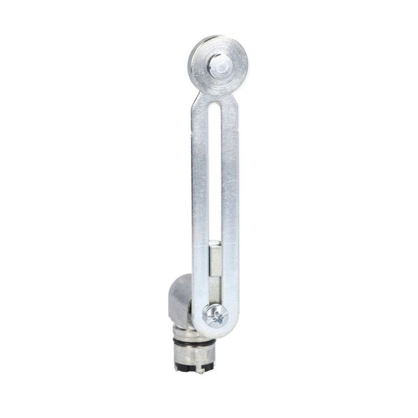 Operating heads, adjustable metal roller lever Ø19x5mm image 1