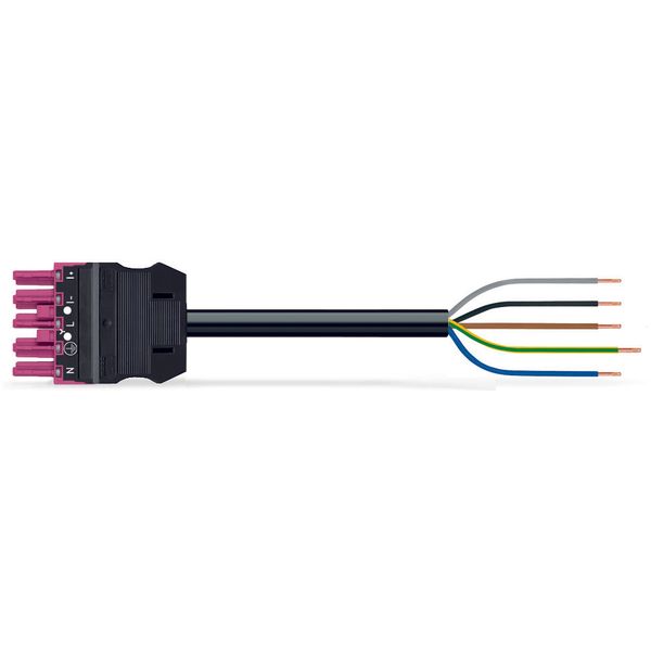 pre-assembled connecting cable Cca Plug/open-ended black image 1