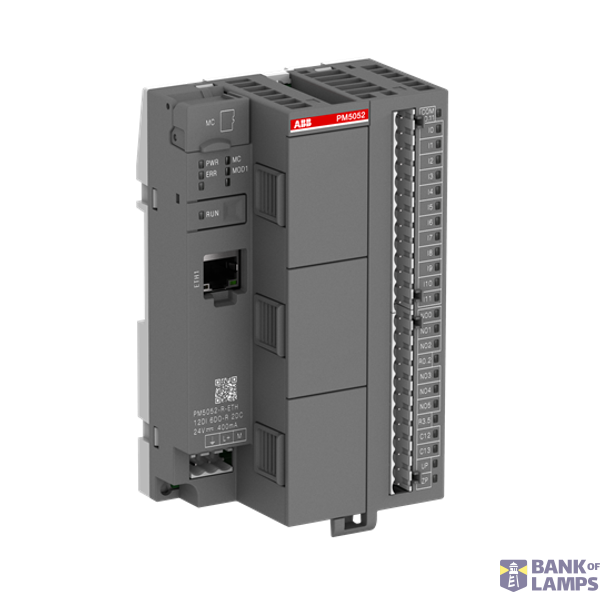 PM5092-T-2ETH:AC500, Program Control, 8MB, 12DI/8DO-T/2DC, 2xEthernet, 24VDC, image 1