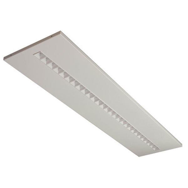 MODUS ES6000, recessed, white body,  rectangle C, modul 600, 1x white optic, lenses 80°, LED 840,  driver 1050mA image 1