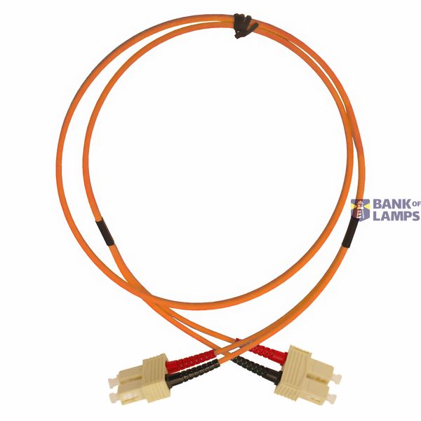 FO Patchcord Duplex SC/SC,62,5/125æm OM1, LS0H, orange, 3m image 2