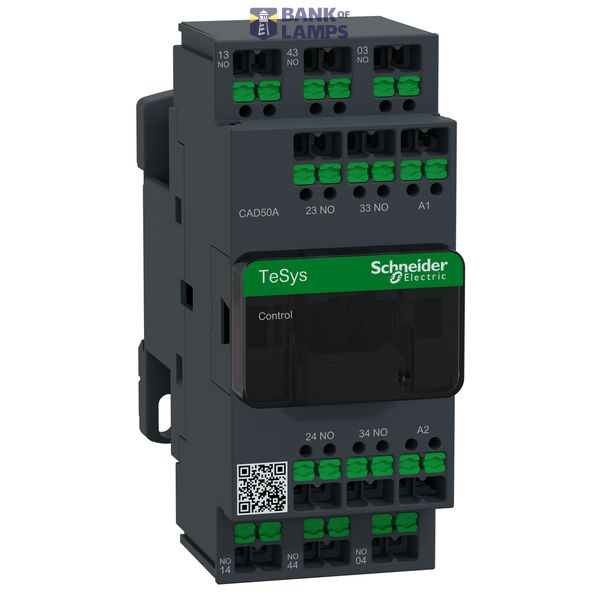 Relay Deca 5NO 0NC 3P 127V AC Snap-in image 1
